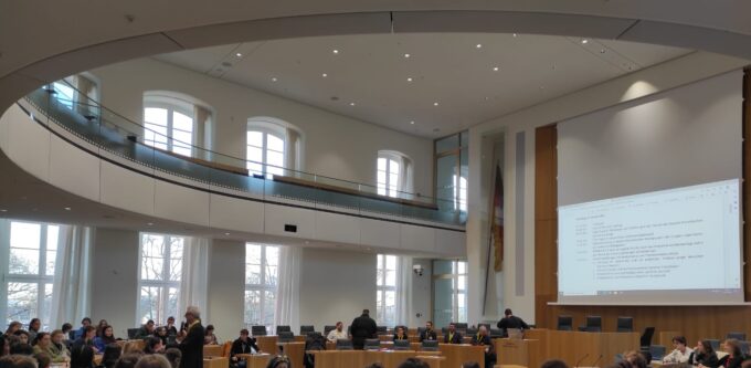 Séance plénière au parlement( Landtag) de Mayence