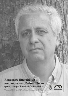 Rencontre littéraire #2 - avec Jérome Thélot (16 février 2024) - Affiche.jpg